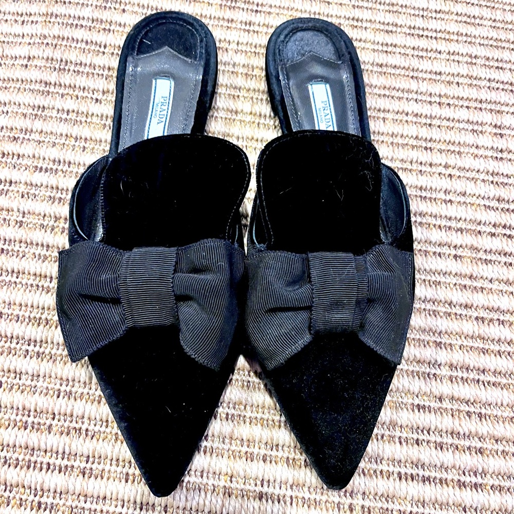 Prada Bow Suede shoes
